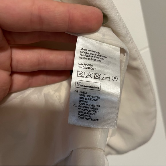 H&M | White Blazer Jacket - Picture 15 of 16